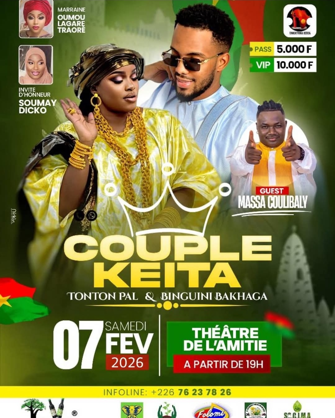 Couple Keita & Massa Coulibaly