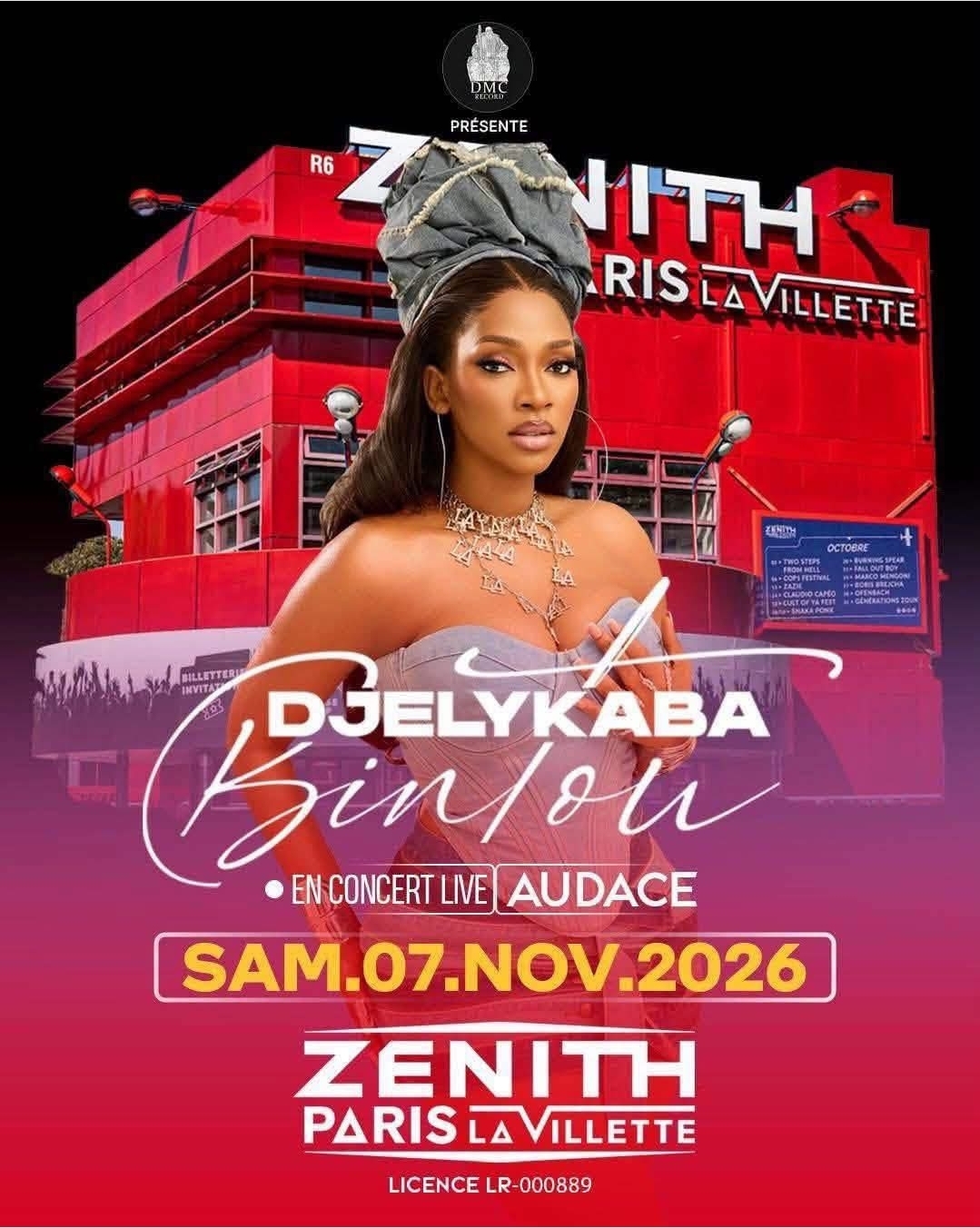 Djelykaba Bintou En Concert Live - Audace