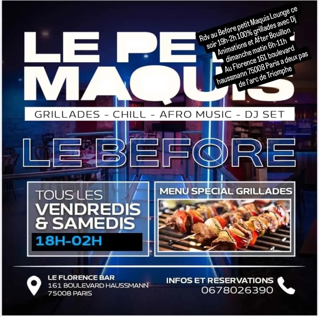 Le Before – Le Petit Maquis