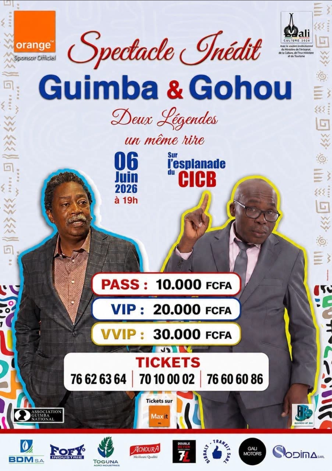 Guimba & Gohou - Deux Légendes, un même rire