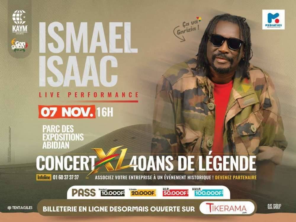 Ismaël Isaac en concert 40 ans de carrière