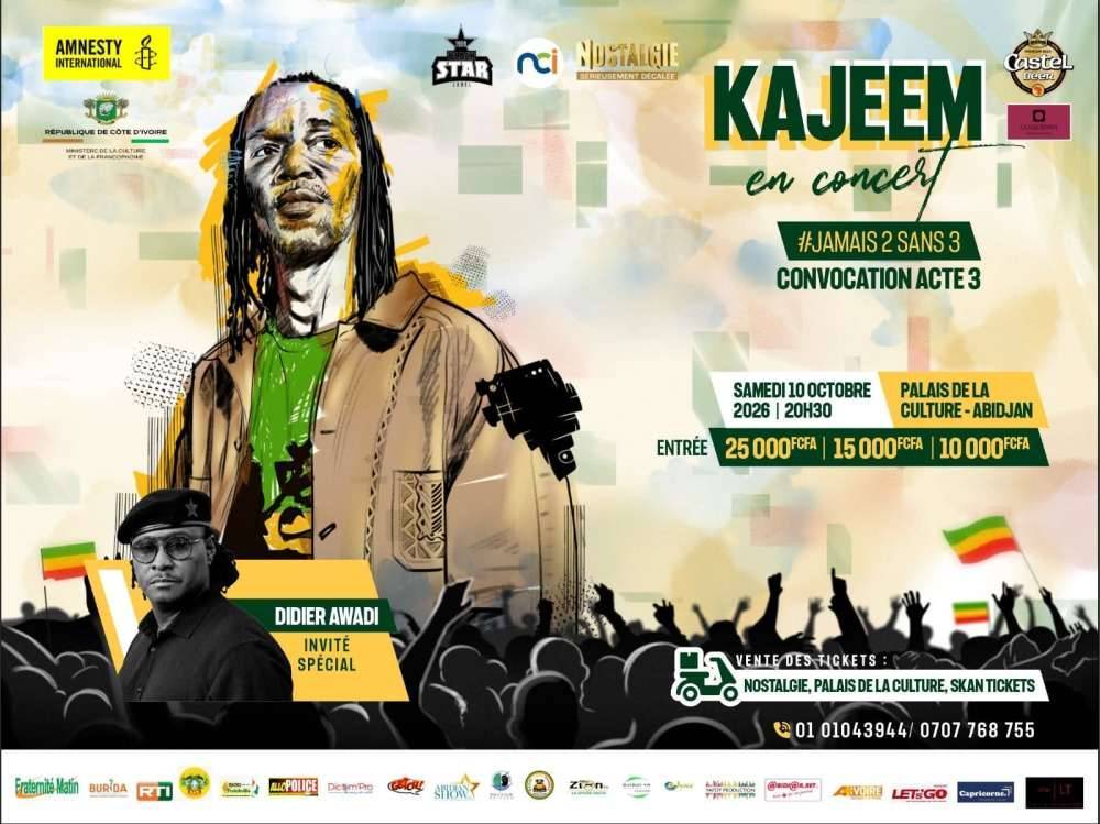 Kajeem en concert avec Didier Awadi