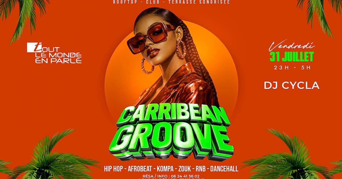 Caribbean Groove rooftop au TLMP