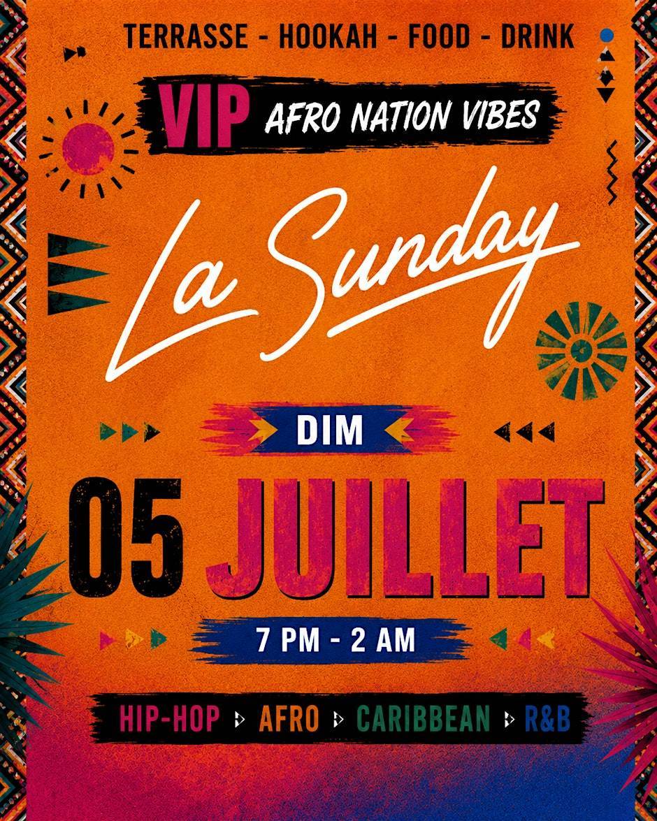 LA SUNDAY – AFRO NATION VIBES
