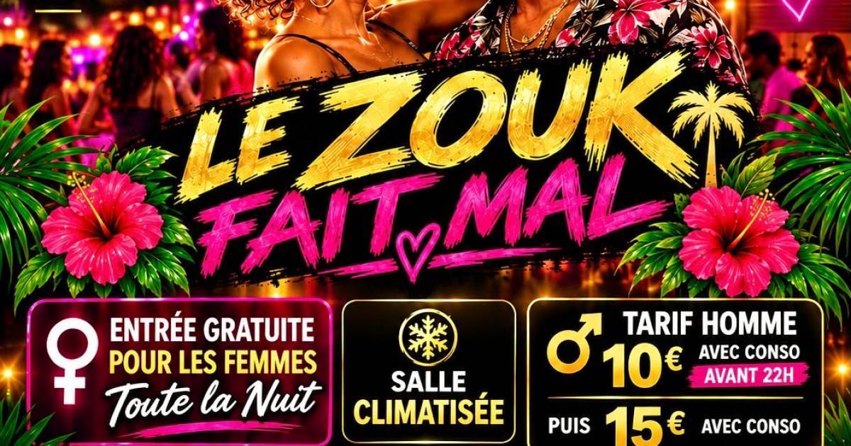 Afterwork Zouk Fait Mal tous les jeudis