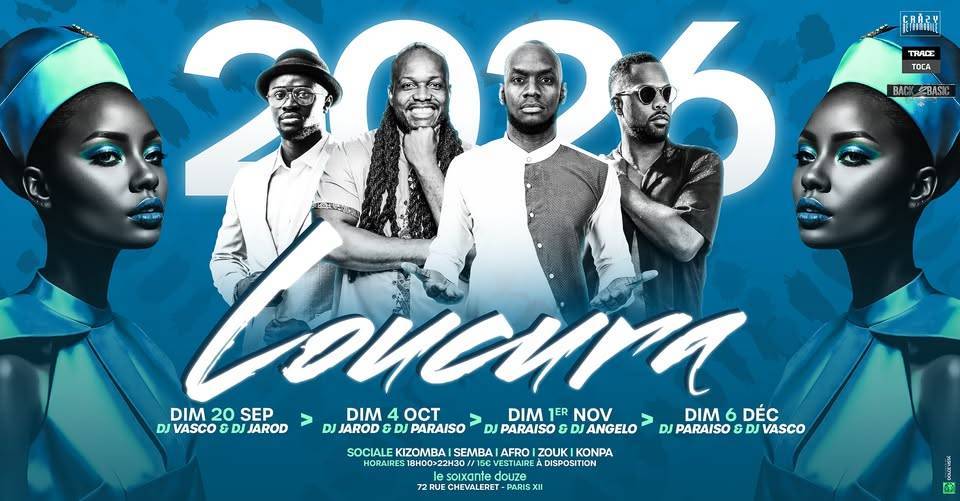 Loucura Paris - La Sociale Afro- Caribéenne - Un dimanche par mois