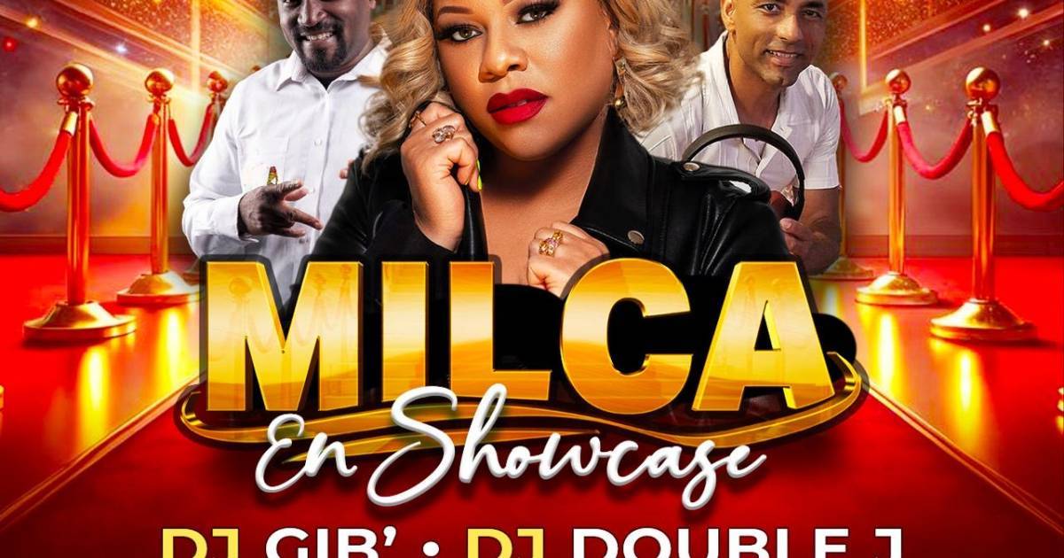 Milca en showcase avec DJ Gib et DJ Double J