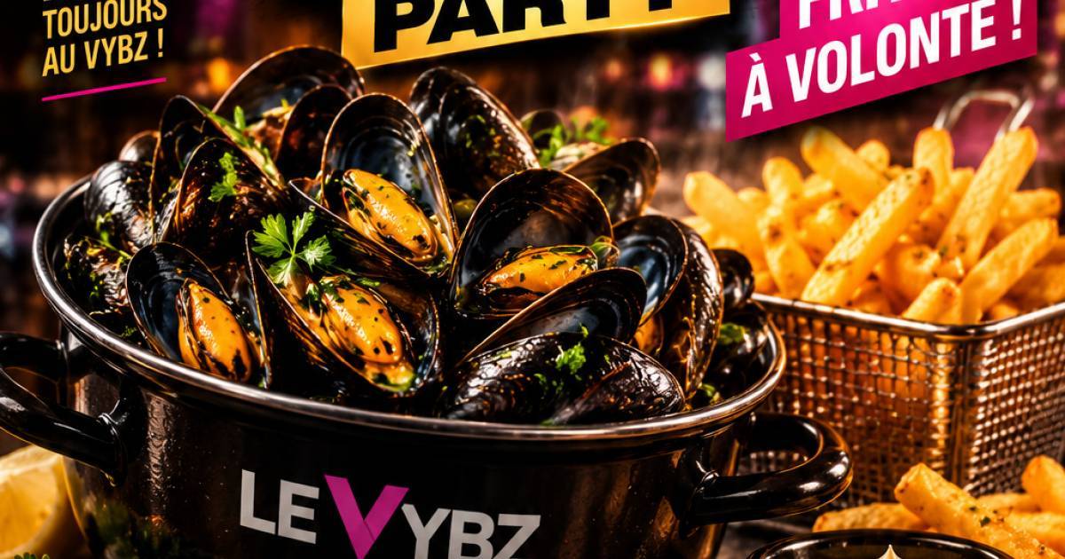 Moules Frites Party au VYBZ de Lamentin