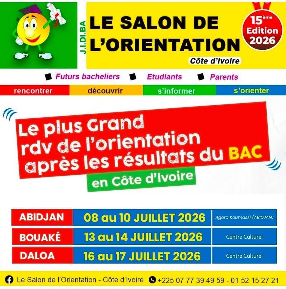 Salon de L’orientation - 15ème Édition À Agora Koumassi (Abidjan)