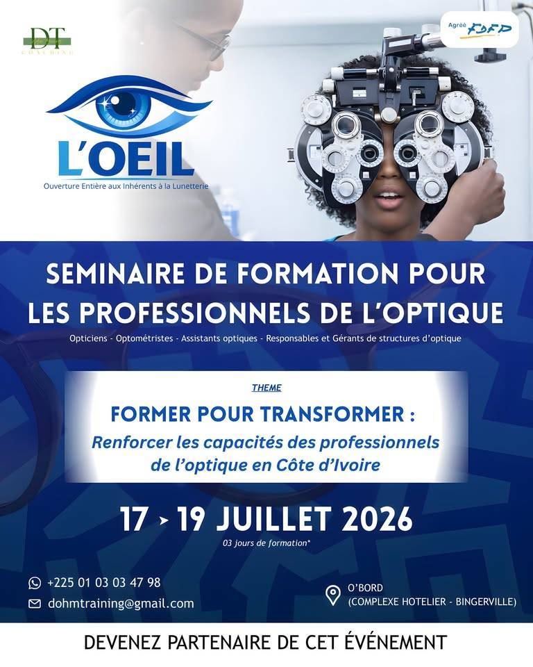 Séminaire De Formation A L'Endroit Des Opticien De Côte D'Ivoire