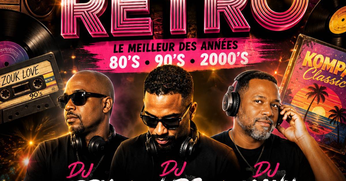 Signature Rétro au Lamentin avec DJ Teddy et DJ Wuds