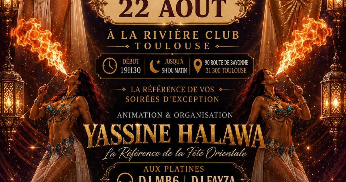 Soirée Marrakech à La Rivière Club Toulouse