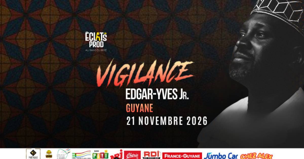 Edgar Yves en spectacle en Guyane