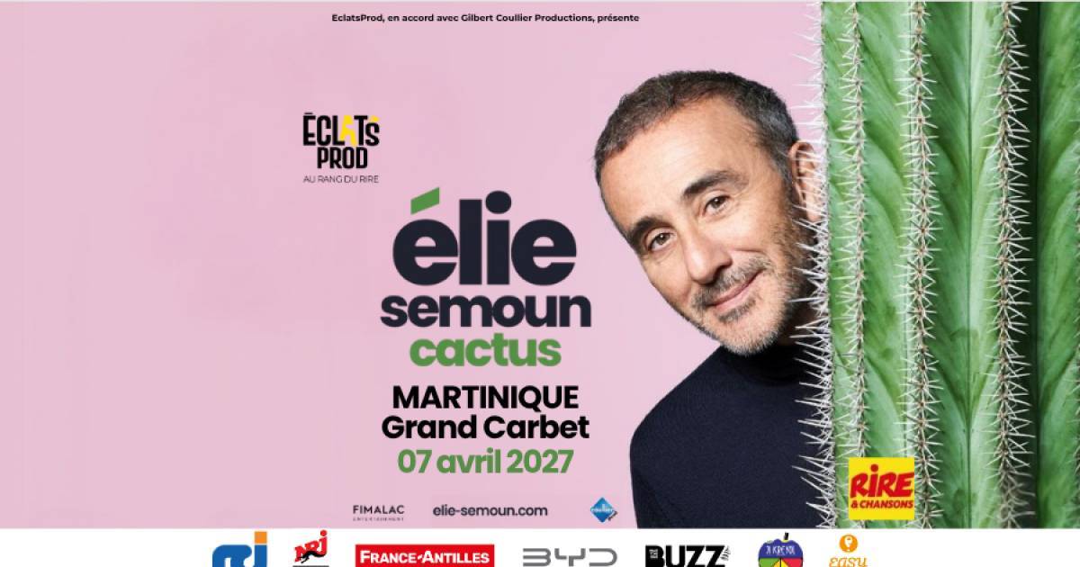 Elie Semoun en spectacle à la Martinique