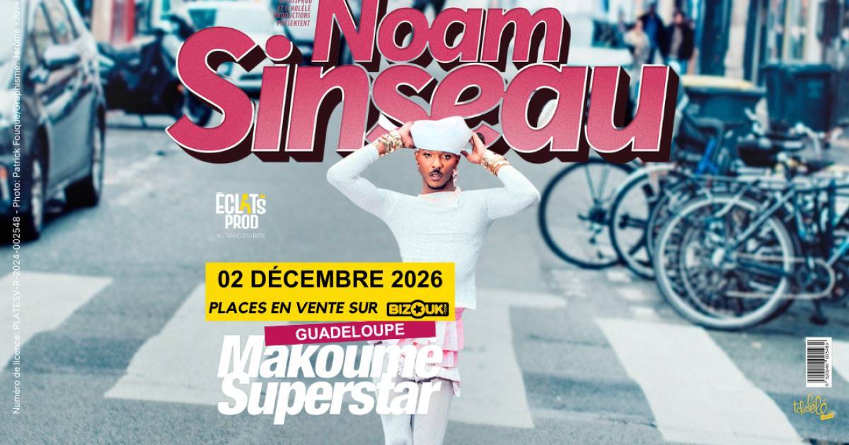 Noam Sinseau en stand-up comedy en Guadeloupe