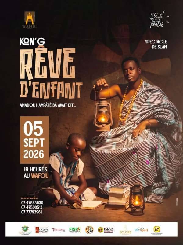 Spectacle de slam de Kon'G