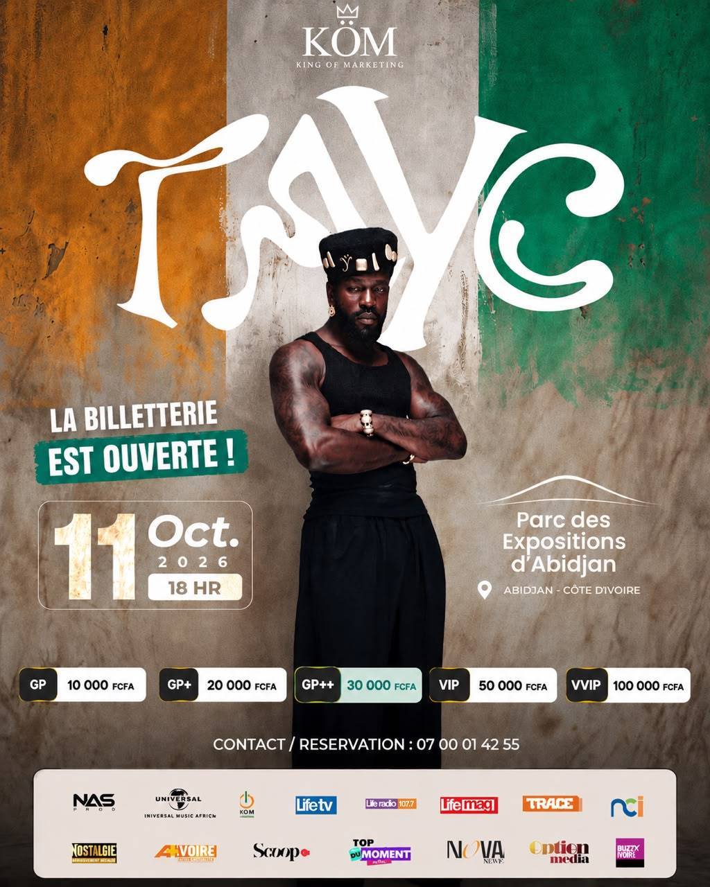 TAYC en concert à Abidjan