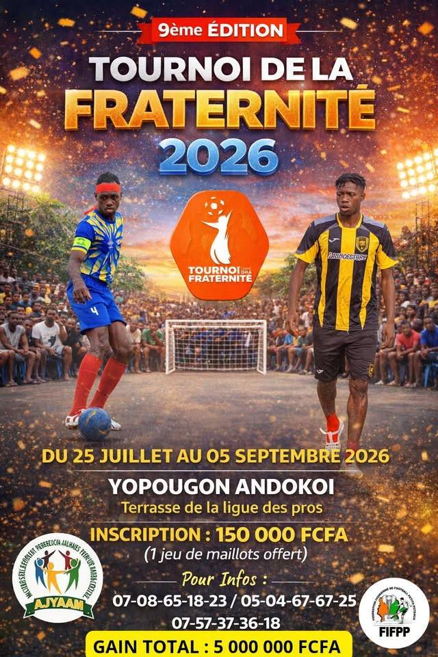 Tournoi De La Fraternité 2026