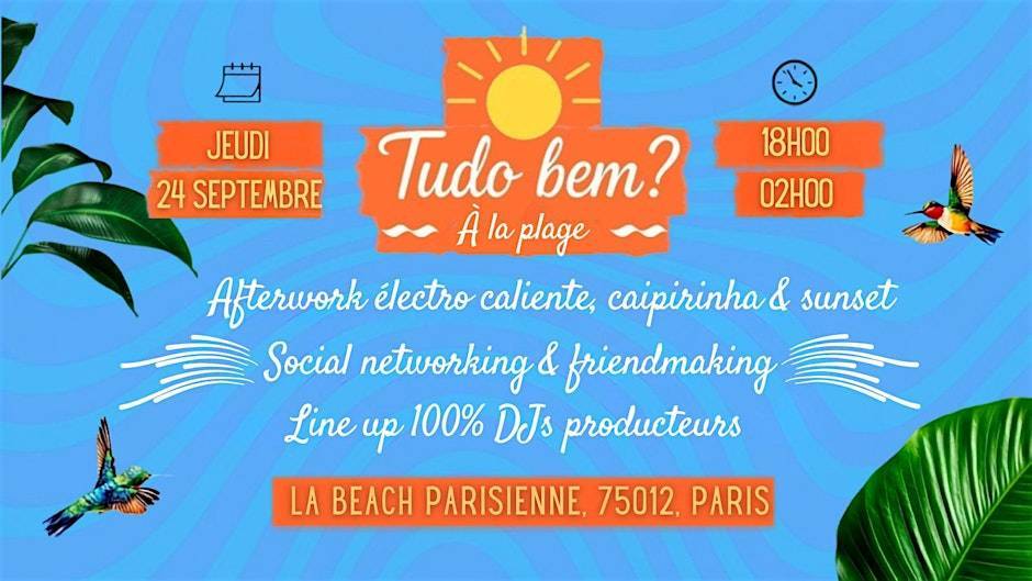 Afterwork electro caliente à la plage de Paris